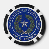 TDCJ Parole Division Coin Pokerchips (Rückseite)
