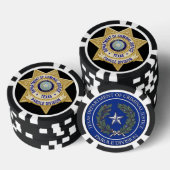TDCJ Parole Division Coin Pokerchips (Stapel)