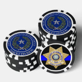 TDCJ Parole Division Coin Pokerchips (Stapel)