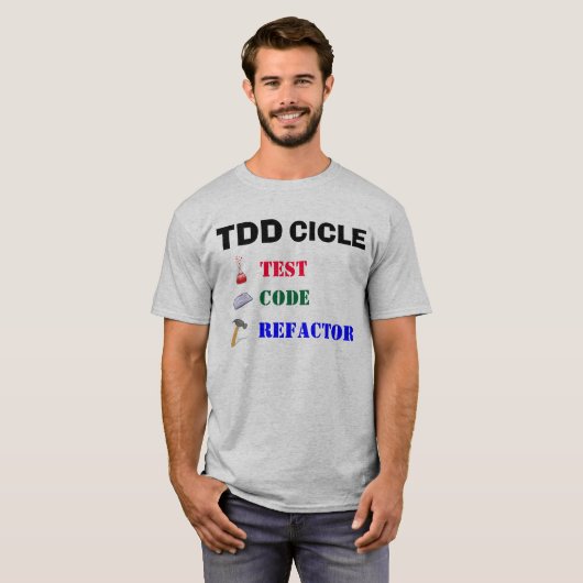 TDD Cicle T-Shirt (Vorne ganz)