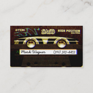 TDK-Kassette Visitenkarte