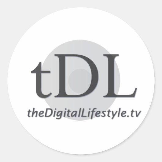 tDL-Aufkleber Runder Aufkleber (Vorderseite)