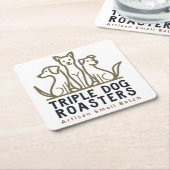 TDR-Untersetzer Rechteckiger Pappuntersetzer (angewinkelt)