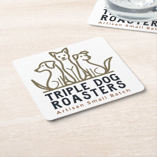 TDR-Untersetzer Rechteckiger Pappuntersetzer (angewinkelt)