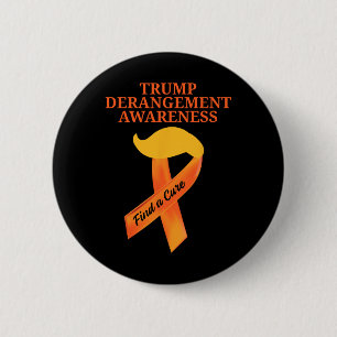 Tds Bewusstsein Trump-Derangement-Syndrom Bewussts Button