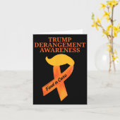 Tds Bewusstsein Trump-Derangement-Syndrom Bewussts Karte (Gelbe Blume)
