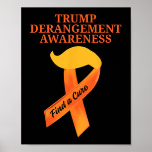 Tds Bewusstsein Trump-Derangement-Syndrom Bewussts Poster