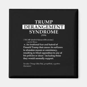Tds Politisches Definition-Shirt - Trump-Derangrif Magnet