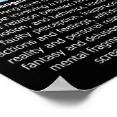 Tds Trump-Derangement-Syndrom Funny Trump Poster (Ecke)