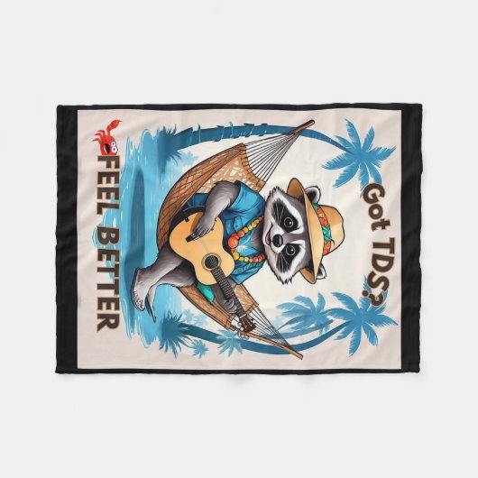 Tds Trump-Derangement-Syndrom Funny Trump unterstü Fleecedecke (Vorderseite (Horizontal))