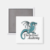 TdVA-Quadratmagnet Magnet (Vorderseite/Rückseite)