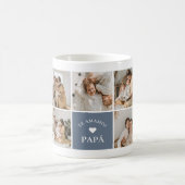 Te Amamos Papá Personalisiertes Foto Kaffee Tasse (Mittel)