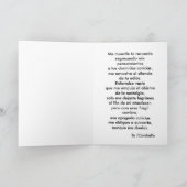 Te Amo aunque… Karte (Innenseite)