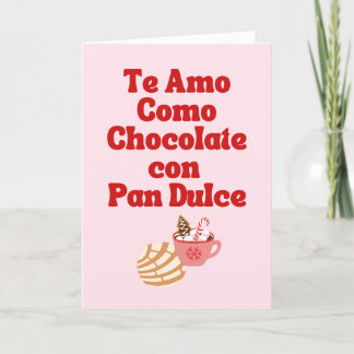 Te Amo Como Pan Dulce Feiertagskarte