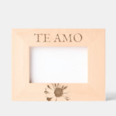 TE AMO GEÄTZTE RAHMEN (Vorderseite)