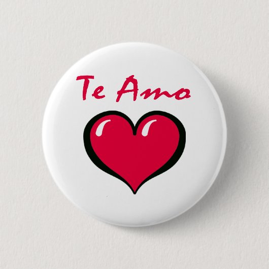 Te Amo-Knopf Button (Vorderseite)