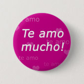 Te Amo-Knopf Button (Vorderseite)