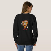 Te amo mas que a la pizza sweatshirt (Schwarz voll)