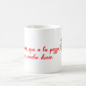 Te amo mas que a la pizza verwandlungstasse (Mittel)