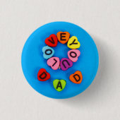 Te amo papá button (Vorderseite)