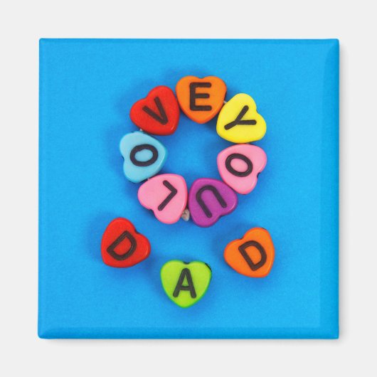 Te amo papá magnet (Vorne)