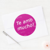 Te Amo Sticker (Umschlag)