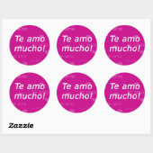 Te Amo Sticker (Blatt)