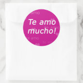 Te Amo Sticker (Tasche)