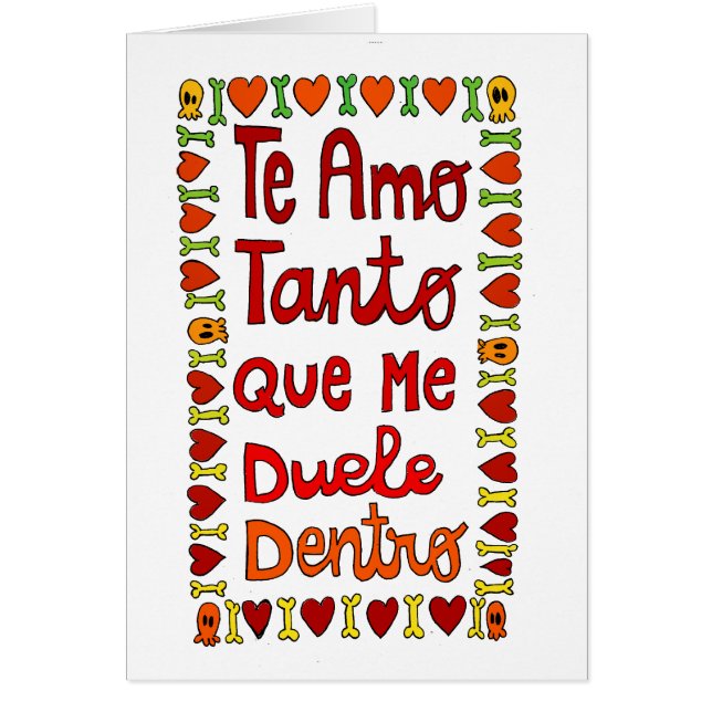 Te Amo tanto (Vorne)