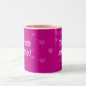 Te Amo-Tasse Zweifarbige Tasse (Mittel)