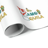 Te Amo Tequila Cinco De Mayo Funny Geschenkpapier (Rolleneckpunkt)