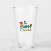 Te Amo Tequila Cinco De Mayo Funny Glas (Vorderseite)