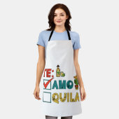 Te Amo Tequila Cinco De Mayo Funny Schürze (Getragen)