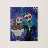 TE AMO WEDDING DIA DE LOS MUERTOS PUZZLE (Vertikal)