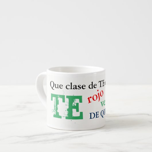 Te de querer Tasse Tee Tasse (Vorderseite Links)