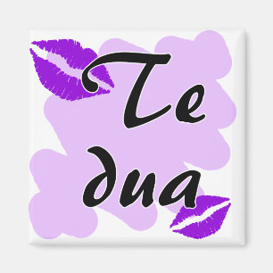 Te DUA - Albanisch - i-Liebe Sie Magnet