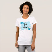 Te DUA - Albanisch - i-Liebe Sie T-Shirt (Vorne ganz)