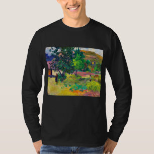 Te Fare, Das Haus Landschaftskunst von Paul Gaugui T-Shirt