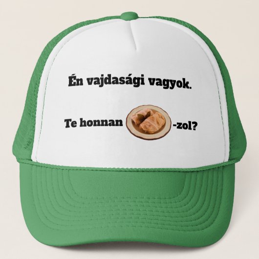 Te honnan SZÁRMA-zol? mici Truckerkappe (Vorderseite)
