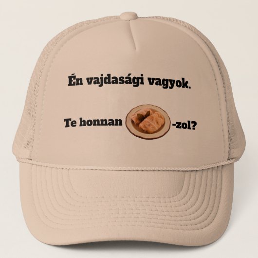 Te honnan SZÁRMA-zol? mici Truckerkappe (Vorderseite)