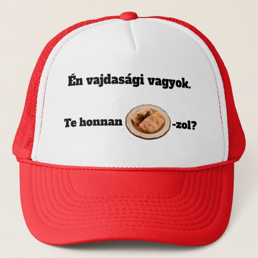 Te honnan SZÁRMA-zol? mici Truckerkappe (Vorderseite)