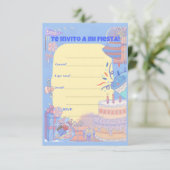 TE INVITO A MI FIESTA, Junge Einladung (Stehend Vorderseite)