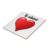 Te iubesc - i-Liebe Sie auf Rumänen Fliese (Seite)