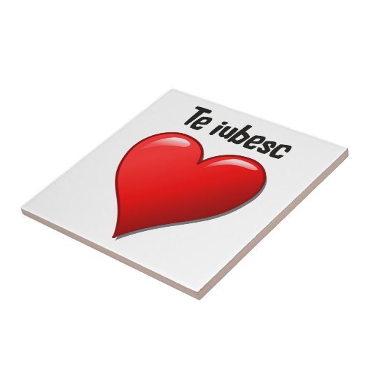 Te iubesc - i-Liebe Sie auf Rumänen Fliese (Seite)