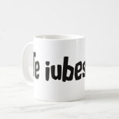 Te iubesc - i-Liebe Sie auf Rumänen Kaffeetasse (Vorderseite Links)