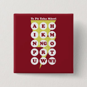 Te Pu Taka Maori Maori Alphabet Button