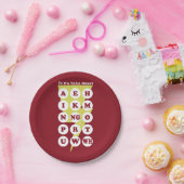 Te Pu Taka Maori Maori Alphabet Pappteller (Party)