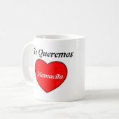 Te Queremos Mamacita Kaffeetasse (Vorderseite Links)