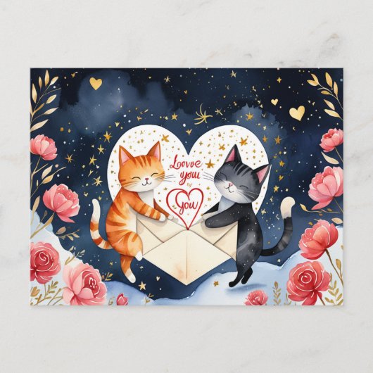 Te quiero feiertagspostkarte (Vorderseite)