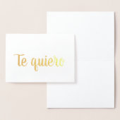 Te Quiero Folienkarte (Anzeige)